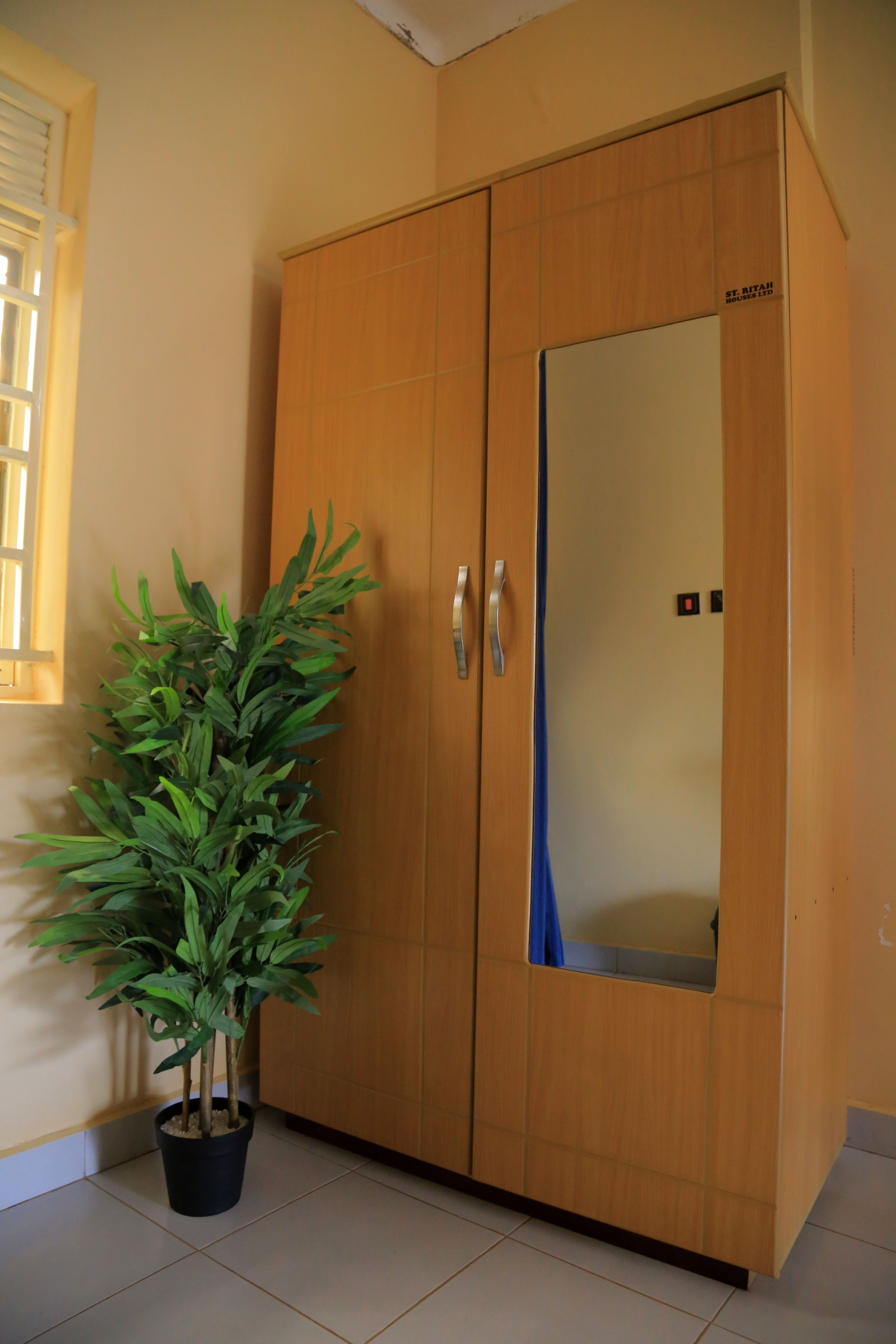 Elegant lobby with contemporary art and seating area