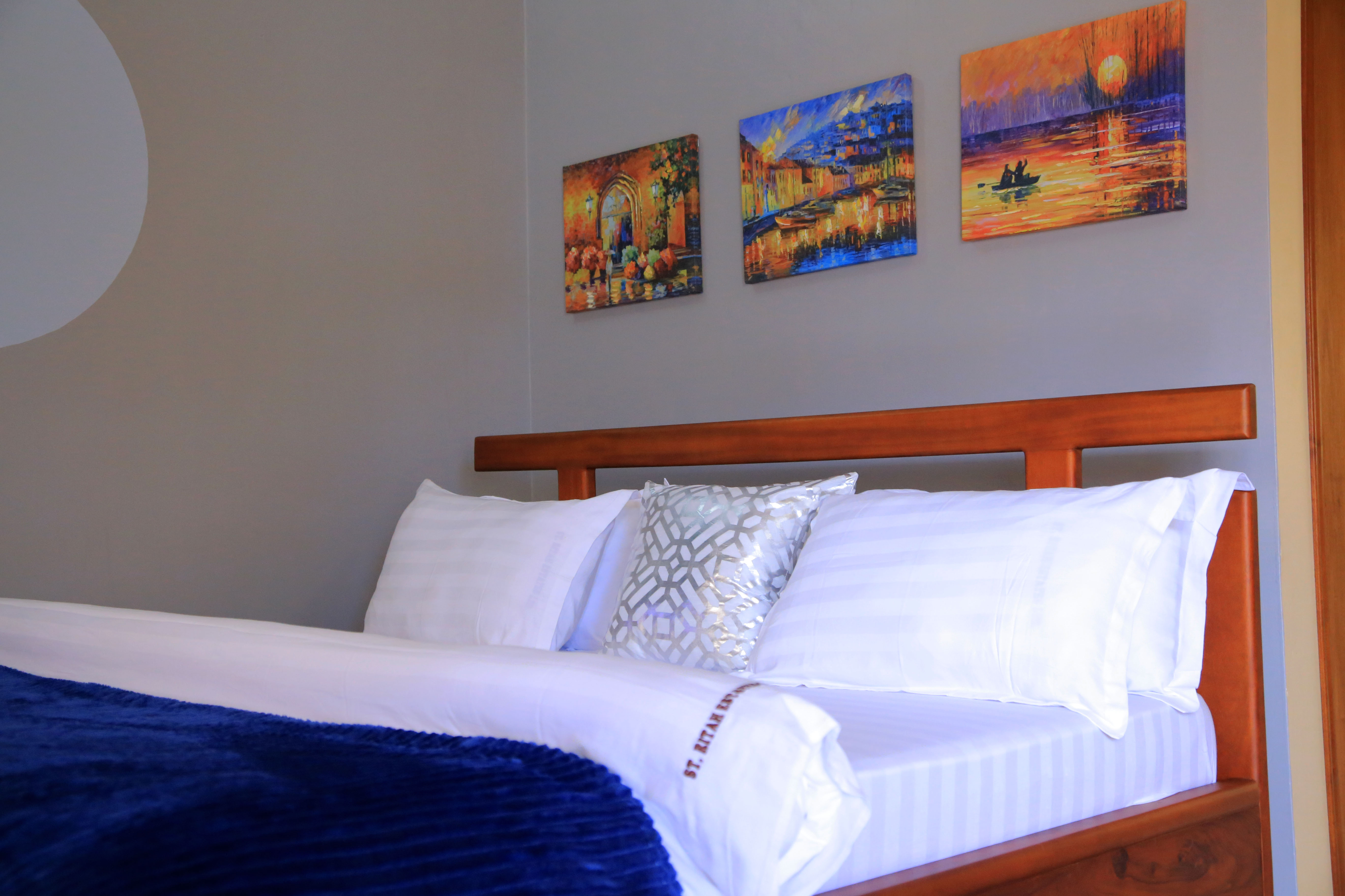 Spacious suite with panoramic city views